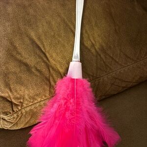 Pink Feather Duster